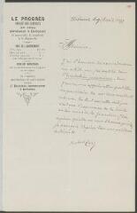 4 vues Caze, Robert. 2 lettres autographes signées à Henri-Frédéric Amiel. - Delémont, Porrentruy, 1877-1878