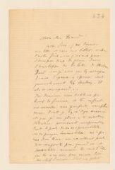 4 vues  - Ravel, Edouard-John E. Lettre autographe signée à Auguste Baud-Bovy. - Sans lieu ni date (ouvre la visionneuse)