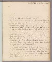 26 vues  - De Geer, Carl. 7 lettres autographes signée à Charles Bonnet. - Stockholm et Lövstabruk, 14 août 1752 - 25 octobre 1758 (ouvre la visionneuse)