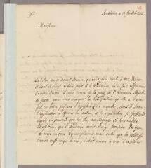 12 vues  - Wargentin, Pehr Wilhelm. 3 lettres autographes signées à Charles Bonnet. - Stockholm, 15 juillet 1755 - 15 juillet 1757 (ouvre la visionneuse)