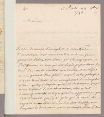 8 vues  - Pluche, Noël-Antoine. 2 lettres autographes signées à Charles Bonnet. - Paris, 22 décembre 1745 et 15 février 1746 (Une lettre avec adresse) (ouvre la visionneuse)