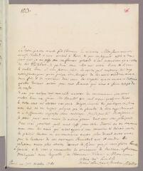 4 vues  - Mallet, Paul-Henri. Lettre autographe signée à Charles Bonnet. - Paris, 30 octobre 1760 (Avec adresse) (ouvre la visionneuse)