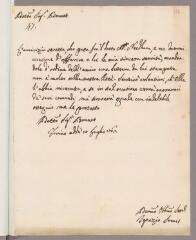 4 vues  - Somis, Ignazio. Lettre autographe signée à Charles Bonnet. - Turin, 10 juillet 1762 (En italien) (ouvre la visionneuse)