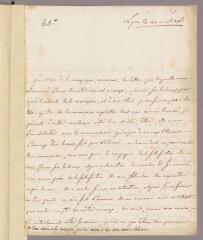 8 vues  - La Tourrette, Marc-Antoine-Louis Claret de. 2 lettres autographes signées à Charles Bonnet. - Lyon, 20 avril et juillet 1763 (Une lettre avec adresse) (ouvre la visionneuse)