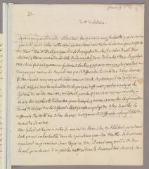 12 vues  - Lubières, Charles-Benjamin de Langes de Montmirail de. 2 lettres autographes signée et non signée à Charles Bonnet. - Genève, 19 septembre 1761 et sans lieu, 30 octobre 1762 (Avec adresse et annexe) (ouvre la visionneuse)
