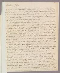 4 vues  - Michaelis, Johann David. Lettre autographe signées à Charles Bonnet. - Gottingue, 29 avril 1765 (Avec adresse) (ouvre la visionneuse)
