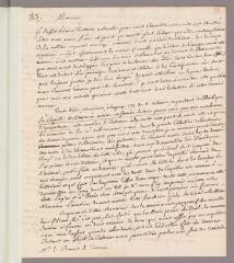 4 vues  - La Faille, Clément de. Lettre autographe signée à Charles Bonnet. - La Rochelle, novembre 1765 (ouvre la visionneuse)