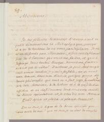 4 vues  - Merian, Johann Bernhard. Lettre autographe signée à Charles Bonnet. - Berlin, 24 juin 1766 (Avec adresse) (ouvre la visionneuse)