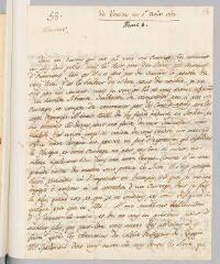 4 vues  - Fortis, Alberto. Lettre autographe signée à Charles Bonnet. - Venise, 1er août 1767 (Avec adresse) (ouvre la visionneuse)