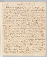 16 vues  - Formey, Jean-Henri-Samuel. 4 lettres autographes signées à Charles Bonnet. - Berlin, 8 juillet 1766 - 14 mars 1768 (ouvre la visionneuse)