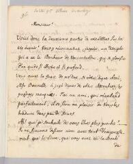 8 vues  - Lavater, Johann Kaspar. 2 lettres autographes signées à Charles Bonnet. - Zurich, 24 mars - 21 septembre 1769 (En français et en allemand) (ouvre la visionneuse)