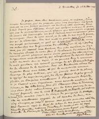 4 vues  - Needham, John Turberville. Lettre autographe signée à Charles Bonnet. - Bruxelles, 16 juillet 1773 (ouvre la visionneuse)