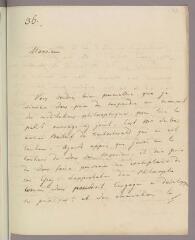 4 vues  - Fellenberg, Daniel. Lettre autographe signée à Charles Bonnet. - Berne, 16 juillet 1773 (ouvre la visionneuse)