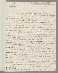4 vues  - Fortis, Alberto. Lettre autographe signée à Charles Bonnet. - Padoue, 3 novembre 1773 (Avec adresse) (ouvre la visionneuse)
