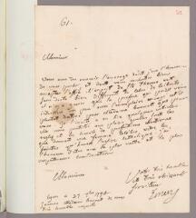 12 vues  - Emery, Jacques-André. 3 lettres autographes signées à Charles Bonnet. - Lyon, 27 septembre 1774 - 28 avril 1775 (Avec adresse) (ouvre la visionneuse)