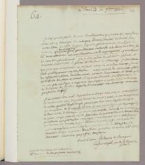 12 vues  - Valmont de Bomare, Jacques-Christophe. 3 lettres autographes signées à Charles Bonnet. - Paris et Chantilly, 14 novembre 1774 - 17 [novembre] 1775 (Avec adresse) (ouvre la visionneuse)