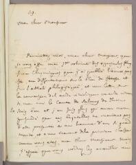 24 vues Landriani, Marsilio. 6 lettres autographes signées à Charles Bonnet. - Milan et sans lieu, 6 juin - 15 novembre 1783 et sans date (La plupart avec adresse)
