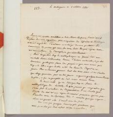 8 vues Condorcet, Jean-Antoine-Nicolas de Caritat, marquis de. 2 lettres autographes et non autographes signées à Charles Bonnet. - La Rocheguion et Paris, 4 octobre [1783] - 12 août 1784 (Avec adresse)