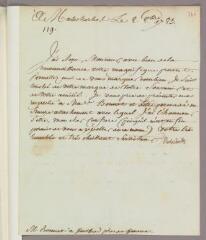 4 vues Malesherbes, Chrétien-Guillaume de Lamoignon de. Lettre non autographe signée à Charles Bonnet. - Malesherbes, 8 octobre 1783