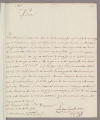 4 vues  - Wilczek, Johann Joseph. Lettre [autographe ?] signée à Charles Bonnet. - Milan, 10 décembre 1783 (ouvre la visionneuse)