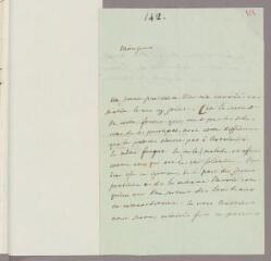 4 vues Reverdil, Elie-Salomon. Lettre autographe signée à Charles Bonnet. - Nyon, 26 février 1784 (Avec adresse)