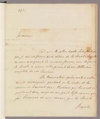 4 vues Layard, Charles Peter. Lettre autographe signée à Charles Bonnet. - Londres, 20 août 1784