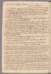 2 vues  - Bonnet, Charles. Copie de lettre à \'Messieurs les Editeurs du nouveau Journal Helvétique\', à Neuchâtel. - Genthod, 20 décembre 1769 (ouvre la visionneuse)