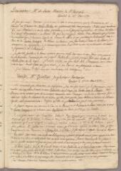 1 vue  - Bonnet, Charles. Copie de lettre à Jacques-Antoine-Henri Deleuze. - Genthod, 14 mars 1770 (ouvre la visionneuse)