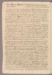 2 vues Bonnet, Charles. Copie de lettre à Dirk Hoola van Nooten. - Genthod, 8 octobre 1770