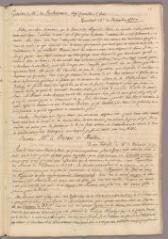 1 vue Bonnet, Charles. Copie de lettre à Ami de Rochemont. - Genthod, 12 décembre 1770