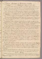 1 vue Bonnet, Charles. Copie de lettre à Marie-Louise-Nicole duchesse de La Rochefoucauld d'Anville. - Genthod, 12 juin 1769