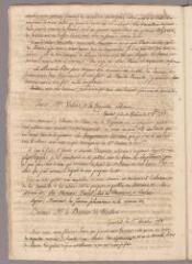 1 vue Bonnet, Charles. Copie de lettre à Pierre Vallat la Chapelle. - Genthod, 5 octobre 1768