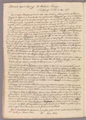 3 vues  - Bonnet, Charles. Copie de 2 lettres à Julien-Bernard de Mazade-Percin. - \'A la Campagne\', 23 mai - 7 août 1772 (ouvre la visionneuse)