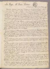 6 vues  - Bonnet, Charles. Copie de 2 lettres à Charles Chais. - Genthod, 25 février 1772 - 20 décembre 1773 (ouvre la visionneuse)