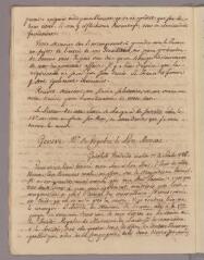 2 vues  - Bonnet, Charles. Copie de lettre à Charles Manoël de Végobre. - Genthod, 1er septembre 1786 (ouvre la visionneuse)