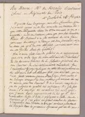 8 vues Bonnet, Charles. Copie de 2 lettres à Guillaume-Arthur, chevalier de Keralio. - Genthod, 26 septembre 1783 - 18 février 1784
