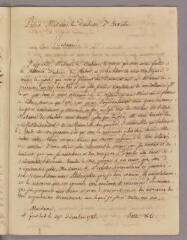1 vue Bonnet, Charles. Copie de lettre à Marie-Louise-Nicole duchesse de La Rochefoucauld d'Anville. - Genthod, 29 décembre 1786