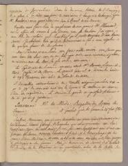 2 vues Bonnet, Charles. Copie de lettre à Etienne Loys de Middes. - Genthod, 24 février 1787