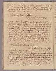 1 vue  - Bonnet, Charles. Copie de lettre à David Guerri. - Genthod, 6 mars 1787 (ouvre la visionneuse)