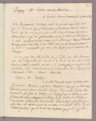 2 vues  - Bonnet, Charles. Copie de lettre à Alexandre Sales. - Genthod, 27 juin 1787 (ouvre la visionneuse)