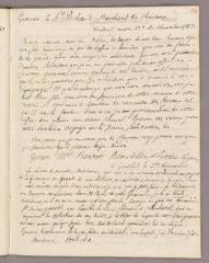 1 vue  - Bonnet, Charles. Copie de lettre à Mr Richard. - Sans lieu, 23 novembre 1787 (ouvre la visionneuse)