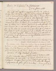 2 vues  - Bonnet, Charles. Copie de lettre à \'Mr Joly Marchand ferretier\'. - Sans lieu, 11 janvier 1788 (ouvre la visionneuse)