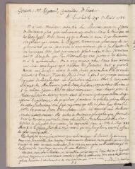 2 vues Bonnet, Charles. Copie de lettre à Pierre-André Rigaud. - Genthod, 29 avril 1788