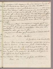 1 vue Bonnet, Charles. Copie de lettre à Pierre-Henri Mallet-Genoud. - Genthod, 11 novembre 1789
