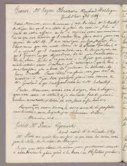1 vue  - Bonnet, Charles. Copie de lettre à Jacques Oltramare. - Genthod, 11 novembre 1789 (ouvre la visionneuse)