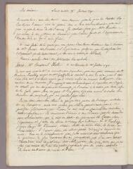 2 vues  - Bonnet, Charles. Copie de 2 lettres à Rudolf Emanuel von Haller. - \'De ma Retraite\' et Genthod, 24 juillet - 6 août 1790 (ouvre la visionneuse)