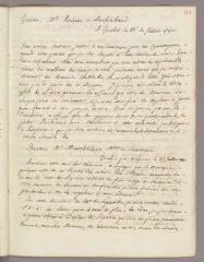 1 vue Bonnet, Charles. Copie de lettre à Rochette et Archimbaud. - Genthod, 28 juillet 1790