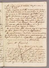2 vues  - Bonnet, Charles. Copie de lettre [biffée] à Elie-Salomon Reverdil. - \'De ma Retraite\', 9 mars 1784 (ouvre la visionneuse)