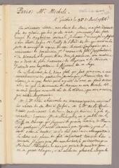 9 vues  - Bonnet, Charles. Copie de 3 lettres à Michel Micheli de Châteauvieux. - Genthod et \'De ma Retraite\', 3 avril 1784 - 5 août 1789 (ouvre la visionneuse)