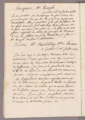 6 vues  - Bonnet, Charles. Copie de 6 lettres à Pierre-Louis Rouph. - Genthod, 26 juillet 1784 - 9 décembre 1788 (ouvre la visionneuse)